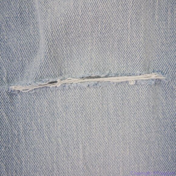 Madewell The High-Rise Slim Crop Boyjean in Dumas Wash: Ripped Edition,size 30 - Picture 7 of 16
